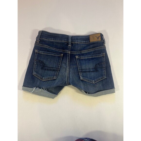 American Eagle Midi Blue Super Super Stretch Womens Denim 0 - Picture 8 of 12